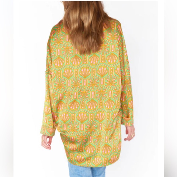 Show Me Your MuMu John’s button down Vibrant Geometric Button Down Shirt - Picture 3 of 7